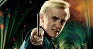 Tom Felton como Draco Malfoy para Harry Potter e as Relíquias da Morte - Parte 1 (2010) - Divulgação/Warner Bros