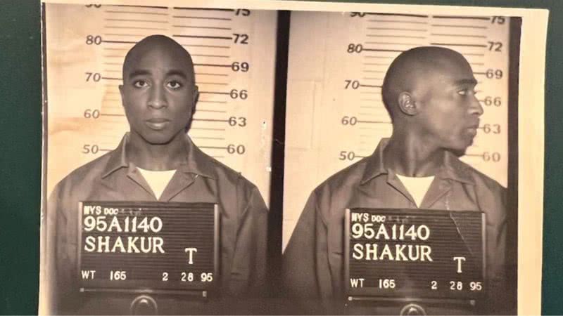 Mug shot de Tupac Shakur - Divulgação/ Moments in Time