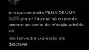 Tweet médica xinga paciente que procurou pronto-socorro de madrugada - Divulgação/Twitter