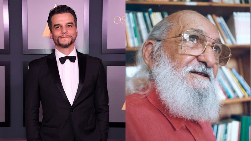 Montagem com o ator Wagner Moura e o educador Paulo Freire - Jon Kopaloff/Getty Images e Flickr