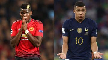 Paul Pogba e Kylian Mbappé, jogadores franceses de futebol - Getty Images