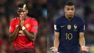 Paul Pogba e Kylian Mbappé, jogadores franceses de futebol - Getty Images