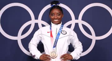 Simone Biles, nos Jogos Olímpicos de Tóquio - Getty Images