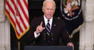 Biden em discurso na Casa Branca - Getty Images