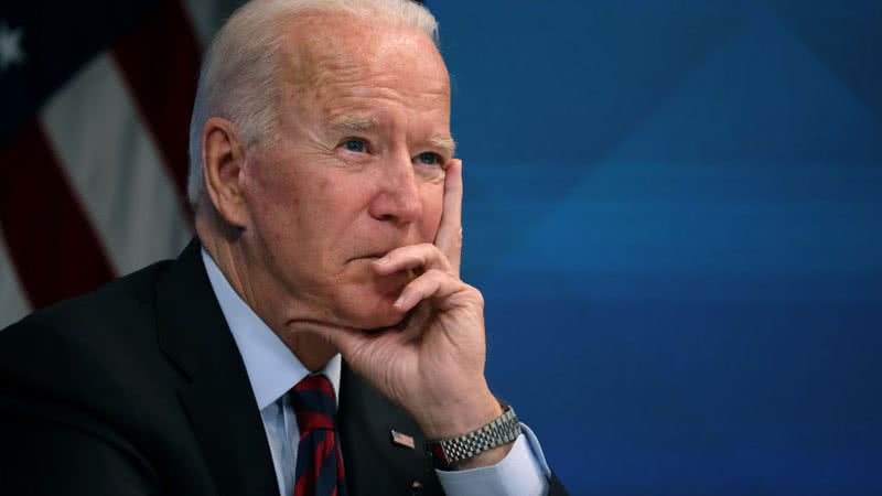 Joe Biden durante pronunciamento - Getty Images