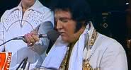 Elvis cantando em seu último especial de TV - Divulgação / Vídeo / CBS