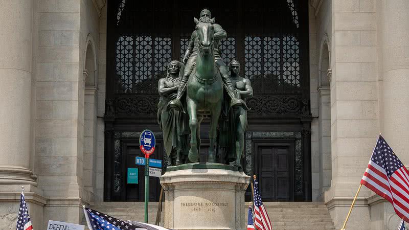 Estátua de Theodore Roosevelt em NY - Getty Images