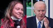 Greta Thunberg e Joe Biden - Getty Images