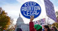 Protestos sobre aborto nos EUA - Getty Images