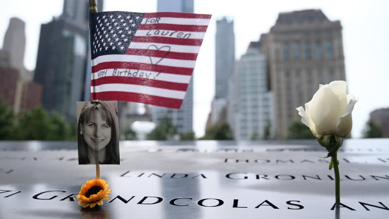 Memorial de 11 de setembro no Ground Zero, em 31 de agosto de 2021, na cidade de Nova York - Getty Images