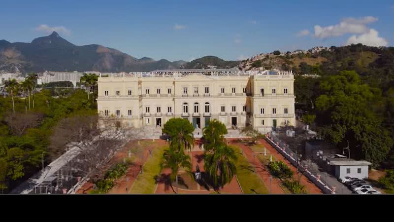 Fachada do museu nacional - Reprodução/Vídeo/Museu Nacional UFRJ