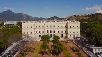 Fachada do museu nacional - Reprodução/Vídeo/Museu Nacional UFRJ