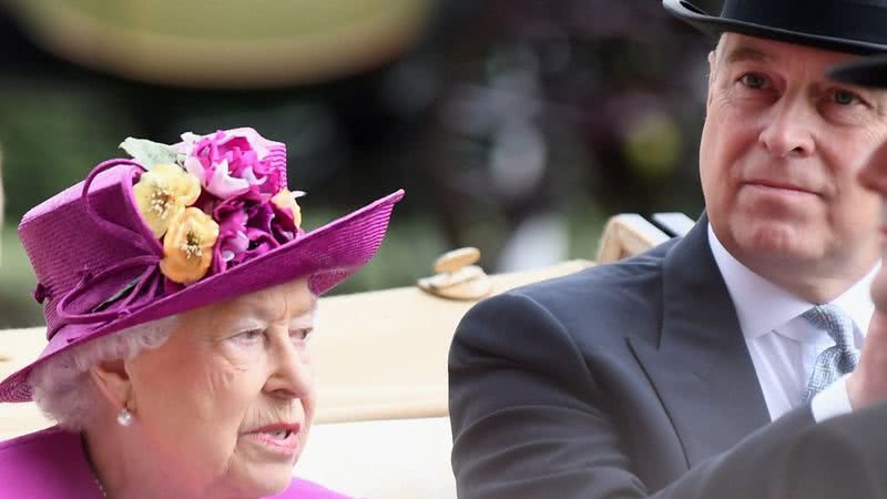 Rainha Elizabeth II e príncipe Andrew - Getty Images