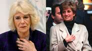 Camilla Parker e a princesa Diana, respectivamente - Getty Images