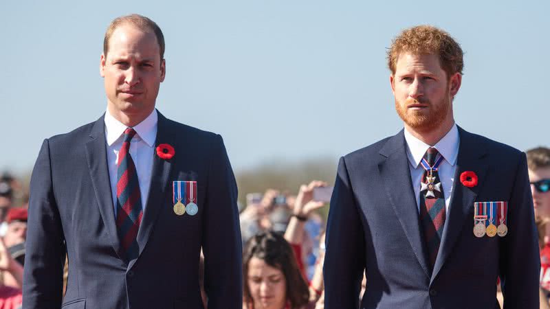 Harry e William em evento de 2017 - Getty Images