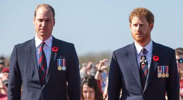 Harry e William em eventos de 2017 - Getty Images