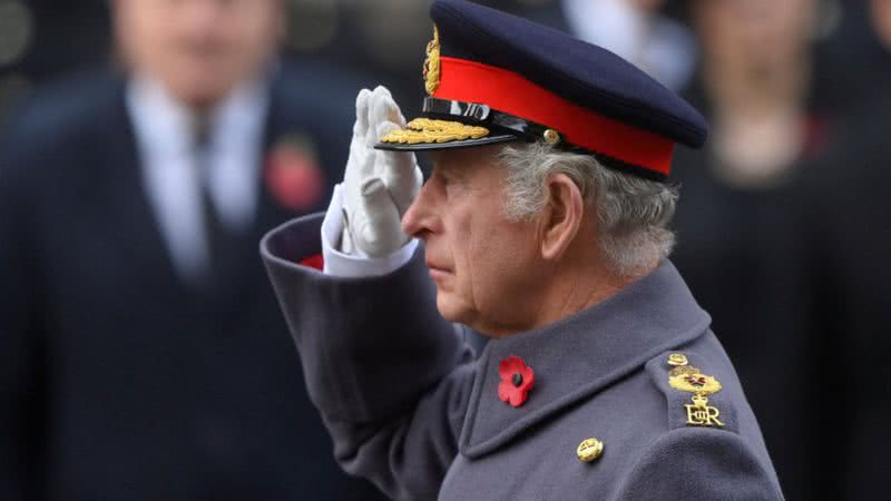 Charles III em evento oficial no último domingo, 13 - Getty Images