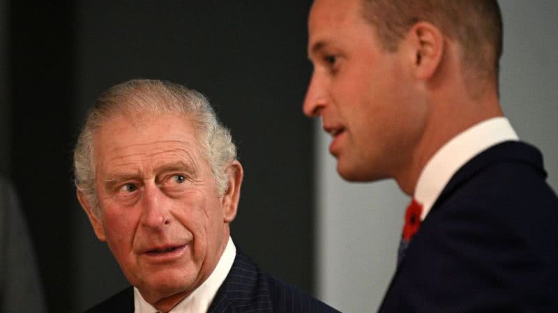 Charles e William, em 2021 - Getty Images