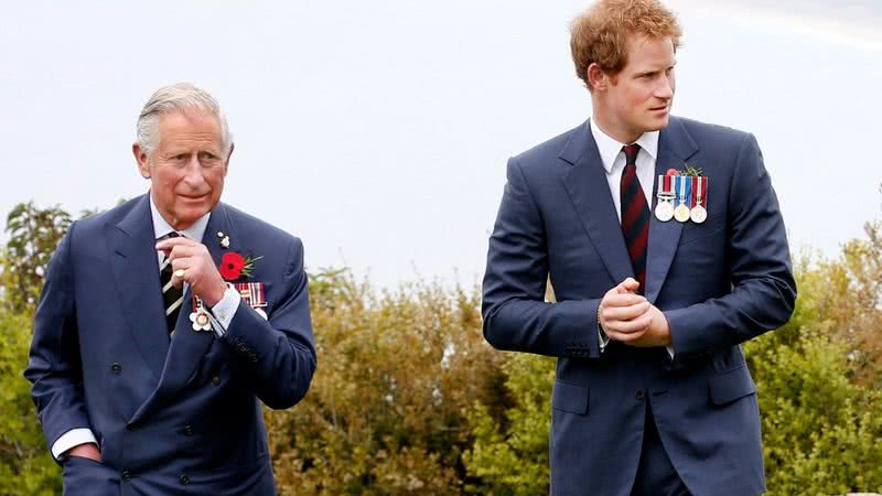 Fotografia de Charles e Harry - Getty Images