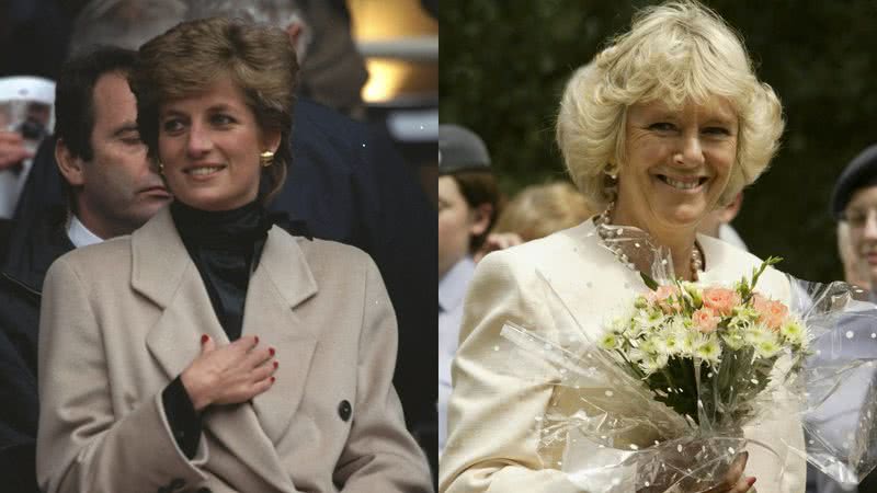 Fotografias da Princesa Diana e de Camilla Parker-Bowles - Getty Images