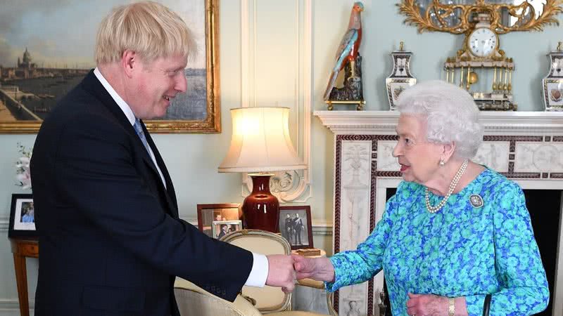 Rainha Elizabeth II e Boris Johnson - Getty Images