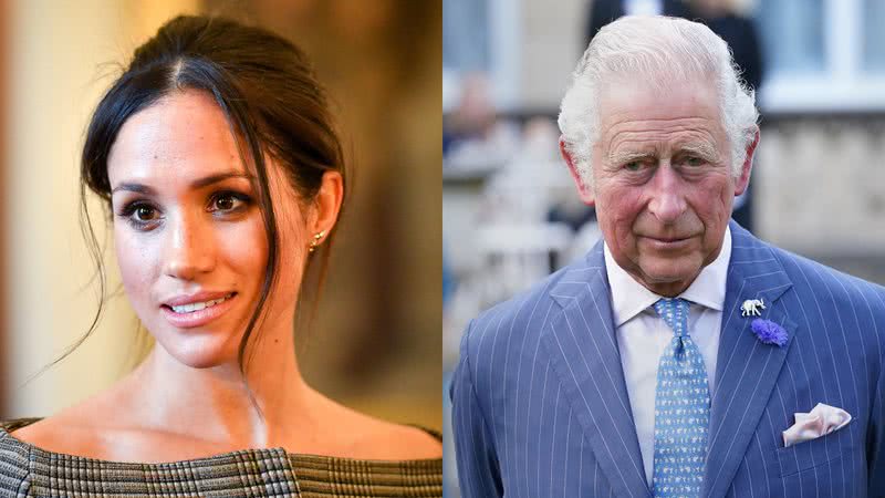 Meghan Markle e rei Charles III - Getty Images