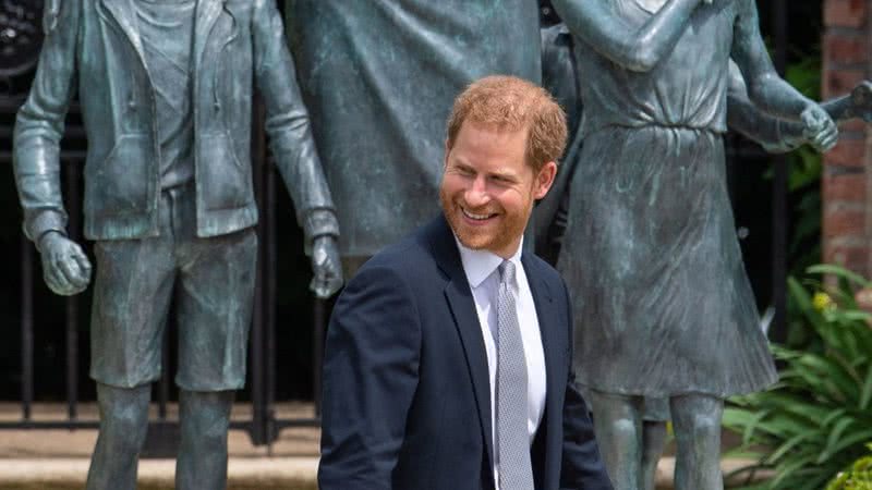 Harry em recente evento no Palácio de Kensington - Getty Images