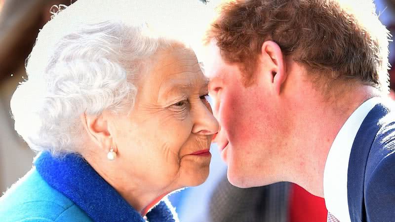 Príncipe Harry e Elizabeth II - Getty Images