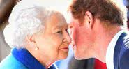 Príncipe Harry e rainha Elizabeth II - Getty Images