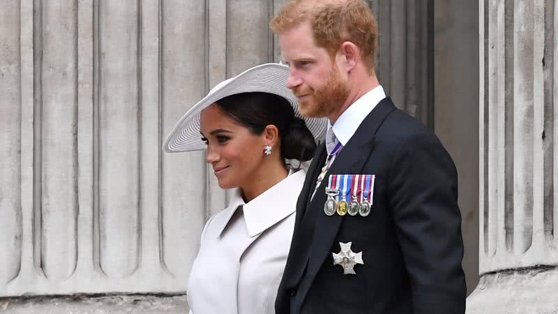 Imagem de Meghan Markle e Harry juntos - Getty Images