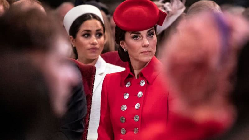 Kate Middleton e Meghan Markle durante evento - Getty Images