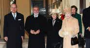 Príncipe Phillip, Lula, Marisa Letícia e a rainha Elizabeth II (2006) - Getty Images