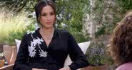 Meghan Markle aparece com joia que era de Lady Di, em entrevista à Oprah - Divulgação/Youtube