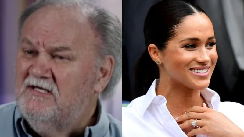 Thomas e Meghan Markle - Divulgação/Youtube/60 Minutes Australia / Getty Images