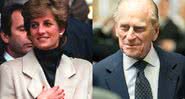 Diana (à esqu.) e Philip (à dir.) - Getty Images