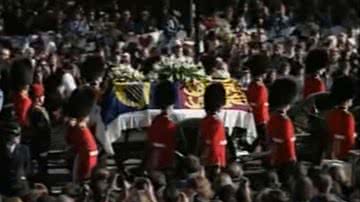 Funeral da princesa Diana em 6 de setembro de 1997 - Divulgação/Youtube/Historic Events