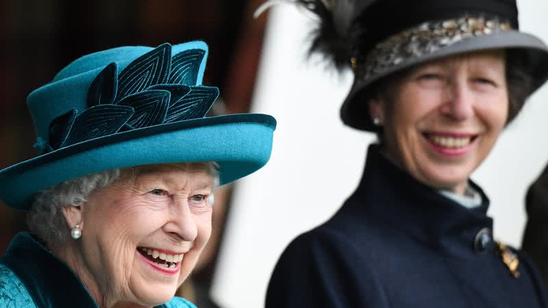 Rainha Elizabeth II e a Princesa Anne no Braemar Highland Gathering em 2018 - Getty Images