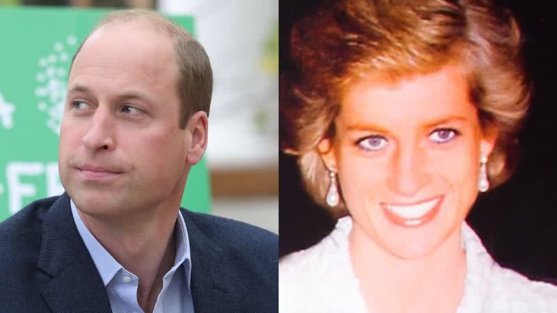 Príncipe William e Lady Di - Getty Images