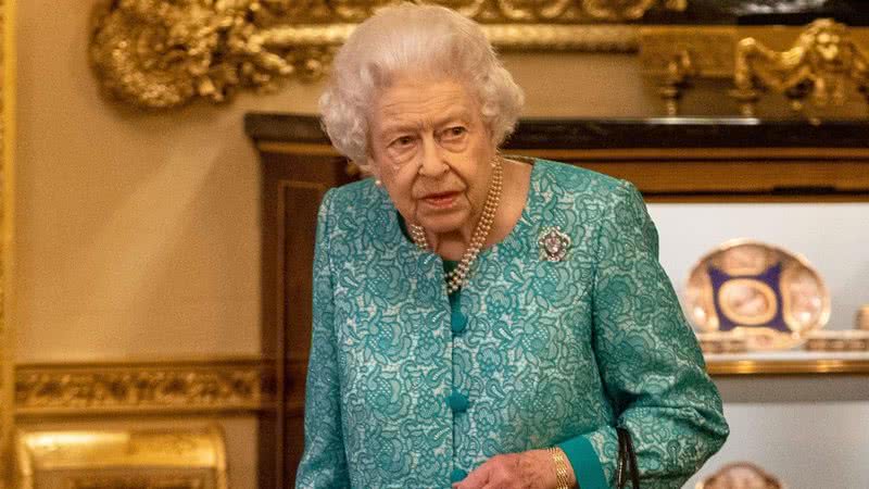 Elizabeth II em evento recente, em 19 de outubro de 2021 - Getty Images