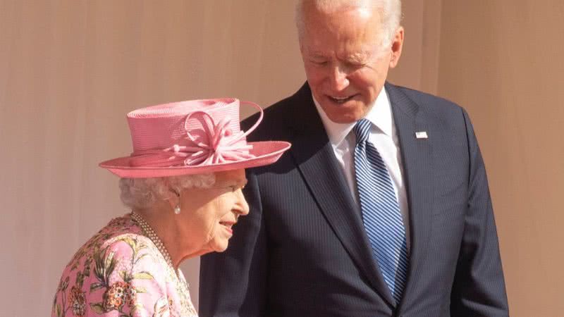 Joe Biden e Elizabeth II - Getty Images