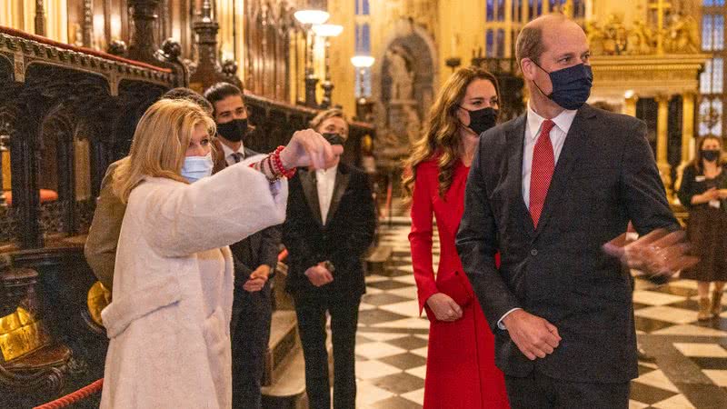 Príncipe William e Kate em cerimônia de natal (2021) - Getty Images