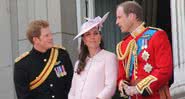 Fotografia de Harry, Kate e William, respectivamente - Wikimedia Commons