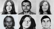 Seis dos seguidores de Charles Manson, participantes do assassinato - Wikimedia Commons