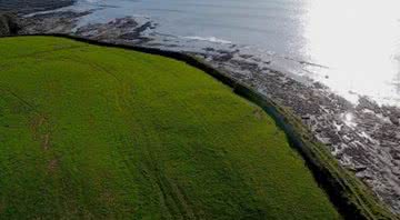 Imagem feita pelo drone - Divulgação/Matthew Kelly