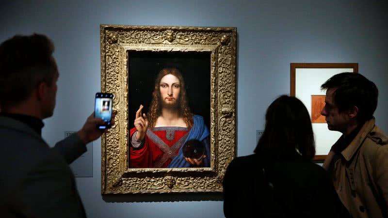 Quadro 'Salvator Mundi' de Leonardo da Vinci - Getty Images