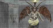 Baphomet, parte da celebração da Missa Negra - Getty Images