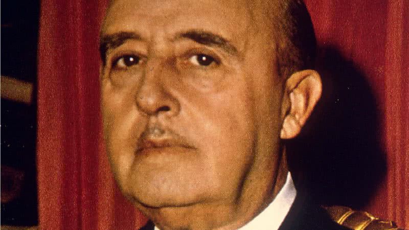 Francisco Franco, em foto colorida - Getty Images