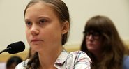 Greta Thunberg discursa no capitólio americano para deputados - Getty Images