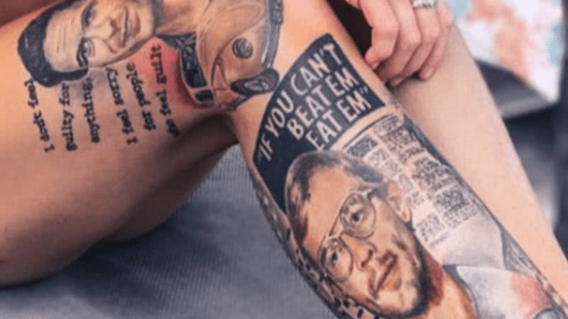 Australiana exibe suas tatuagens - Divulgação / Redes sociais