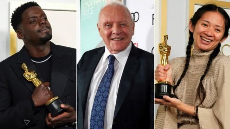 Daniel Kaluuya, Anthony Hopkins e Chloe Zhao foram alguns dos vencedores da noite - Divulgação